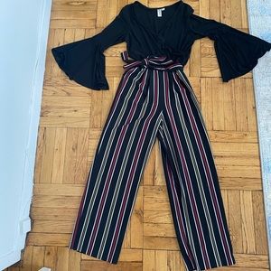 Adorable Wide Leg Jumpsuit
